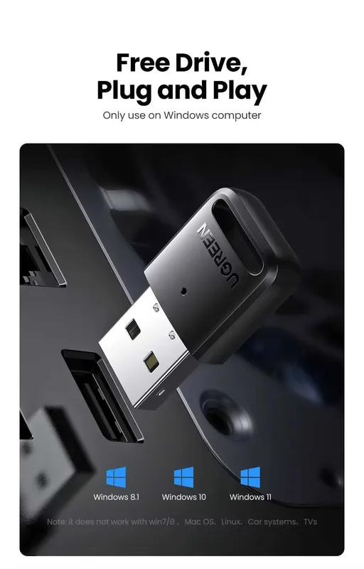 Ugreen USB Bluetooth 5.3 adapter 3