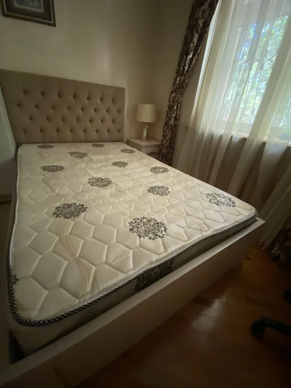 Двуспальная кровать 140×200 + тумба, матрас в подарок 3 Двуспальная кровать 140×200 + тумба, матрас в подарок 3