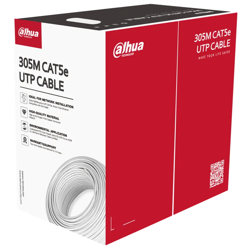 Кабель UTP Dahua PFM-920I-5EUN CAT5e 4 Кабель UTP Dahua PFM-920I-5EUN CAT5e 4