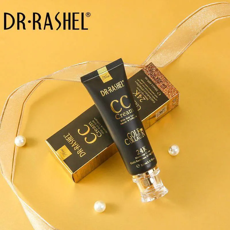 Тональный CC-крем Dr. Rashel 24K Gold Collagen с SPF60 Тональный CC-крем Dr. Rashel 24K Gold Collagen с SPF60