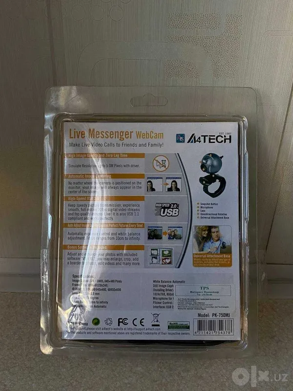 Веб-камера A4Tech PK-750MJ 2 Веб-камера A4Tech PK-750MJ 2