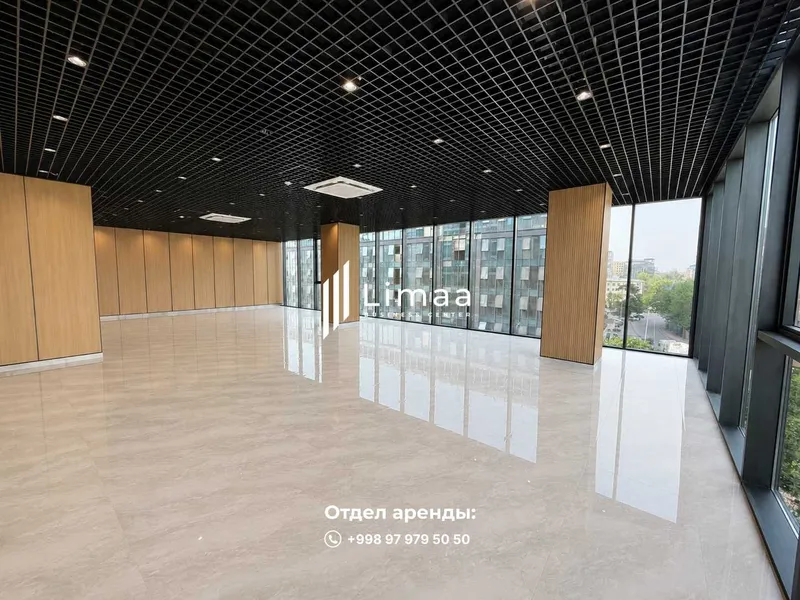Офисы с ремонтом в БЦ | Подземный и гостевой паркинг | 116 кв.м. — фото 1