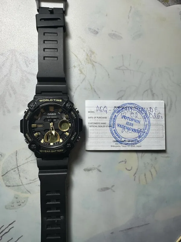 2-е оригинальных японских часов CASIO G-CHOK первые, вторые CASIO — фото 5