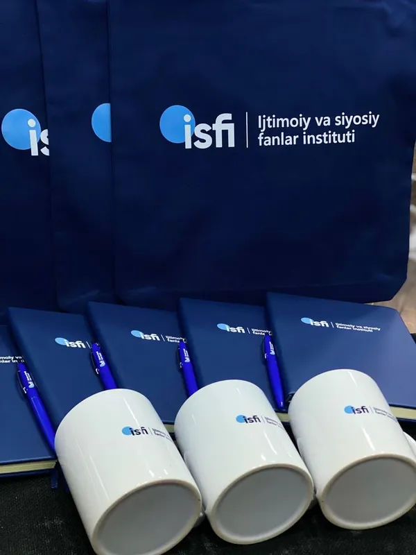 Logo tushurilgan bloknot paket bakal ruchka futbolka kepka statuetkala