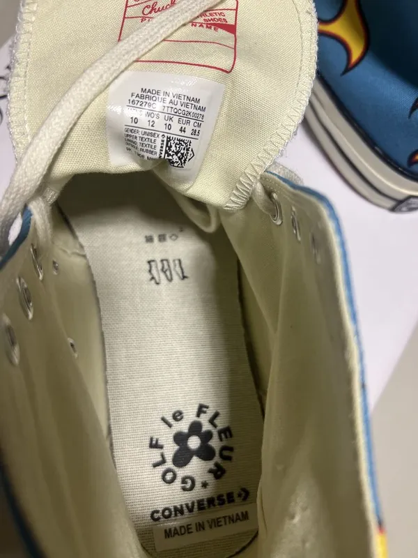 Convers x Golf Le Fleur CT 70 HI US 10 канвас ( текстл) расцвет.пламя 5 Convers x Golf Le Fleur CT 70 HI US 10 канвас ( текстл) расцвет.пламя 5