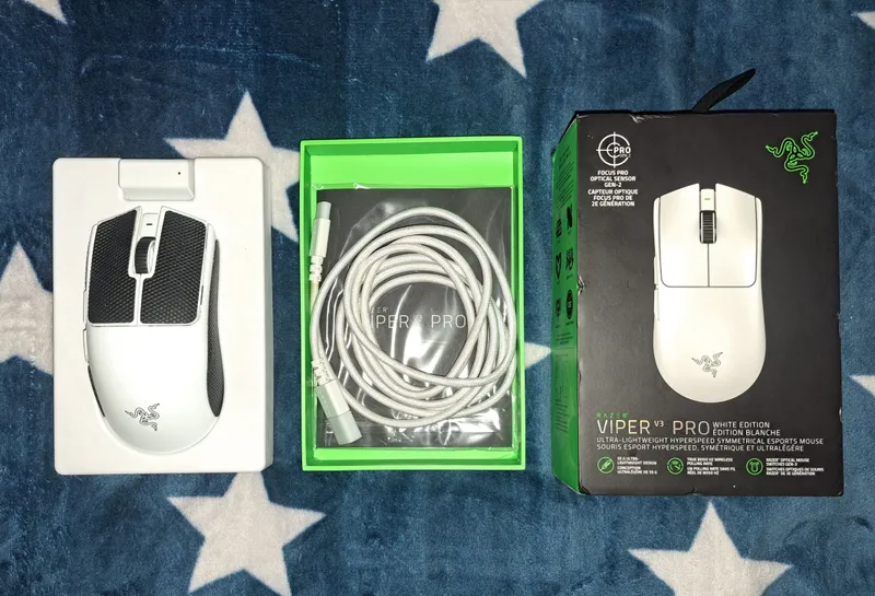 Razer Viper V3 Pro White (8000Hz) топовая игровая