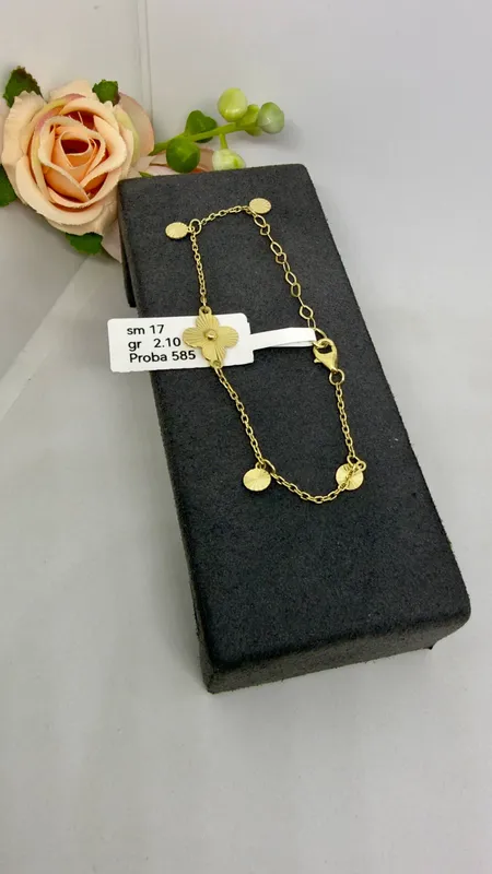 Braslet vancliff 585 proba uzunligi 17 sm
