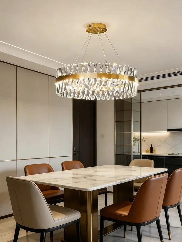Lyustra Modern Crystal Gold — фото 4