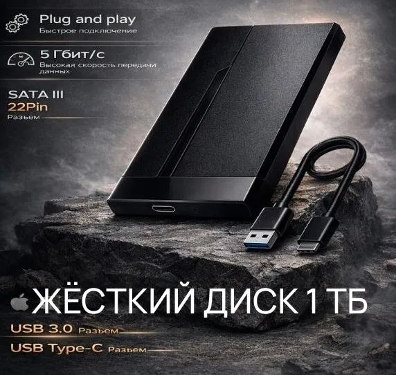 Жёсткий диск 1тб