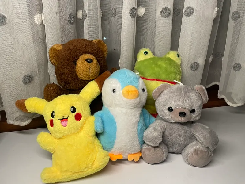 Мягкие игрушки 5 в 1