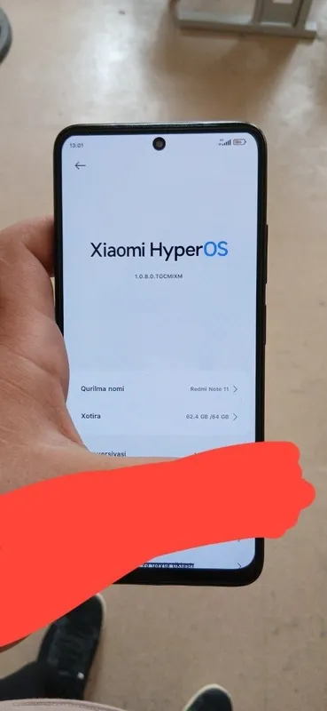Redmi note 11 xolati:zor MANZIL:XIIVA XOTIRA:64gb NARX:700 MING SOM — фото 2
