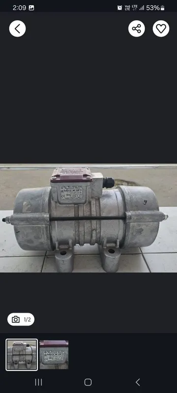 Vebrator shlaka blok