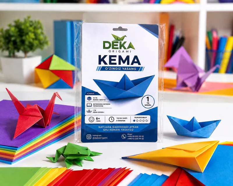 Набор для оригами «Кораблик» DEKA ORIGAMI — фото 1
