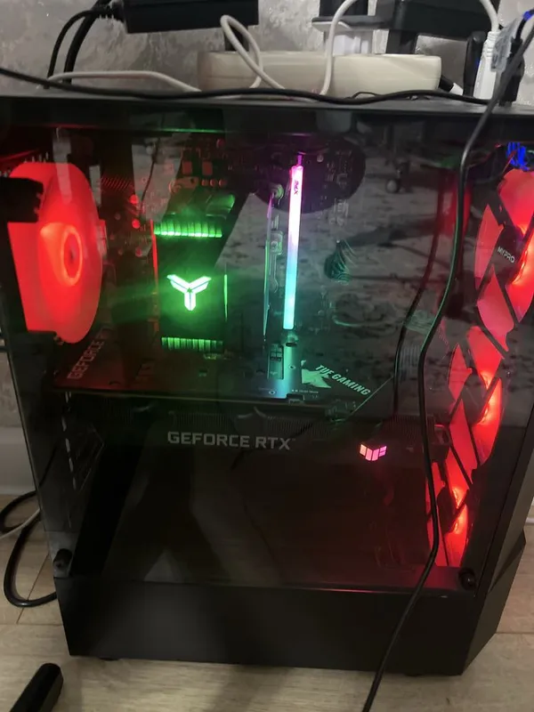 Gaming PC Full complet stol stul mishka klaviyatura tarroy set up 1