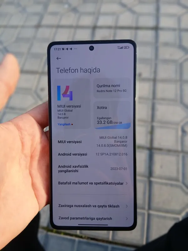 XIAOMI REDMI NOTE 12 PRO 5G 2