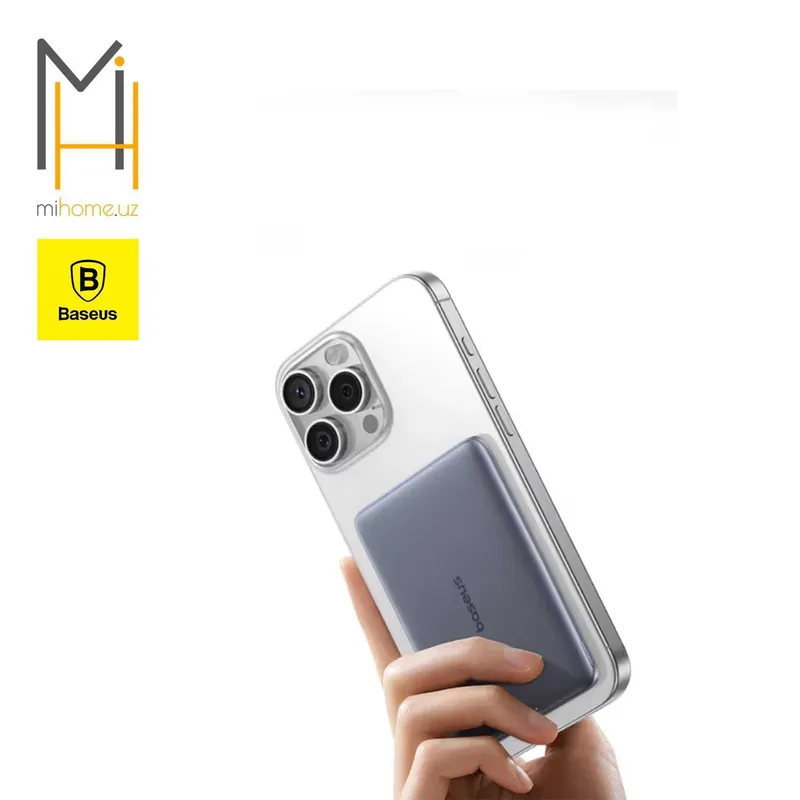 Power Bank Baseus Ultra-Slim MagSafe 10000mAh 27W — фото 3