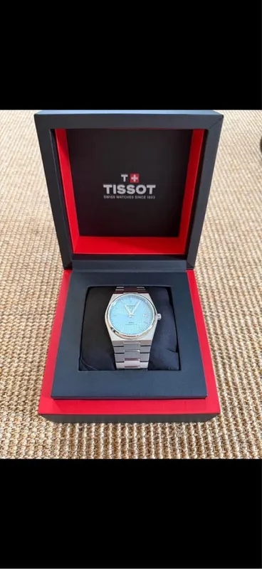Срочно продается новые часы Tissot PRX Powermatic 80 Ice Blue 40mm 2