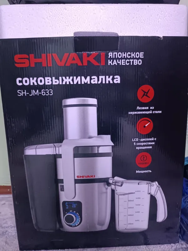 Соковыжималка shivaki SH-JM-633 1 Соковыжималка shivaki SH-JM-633 1