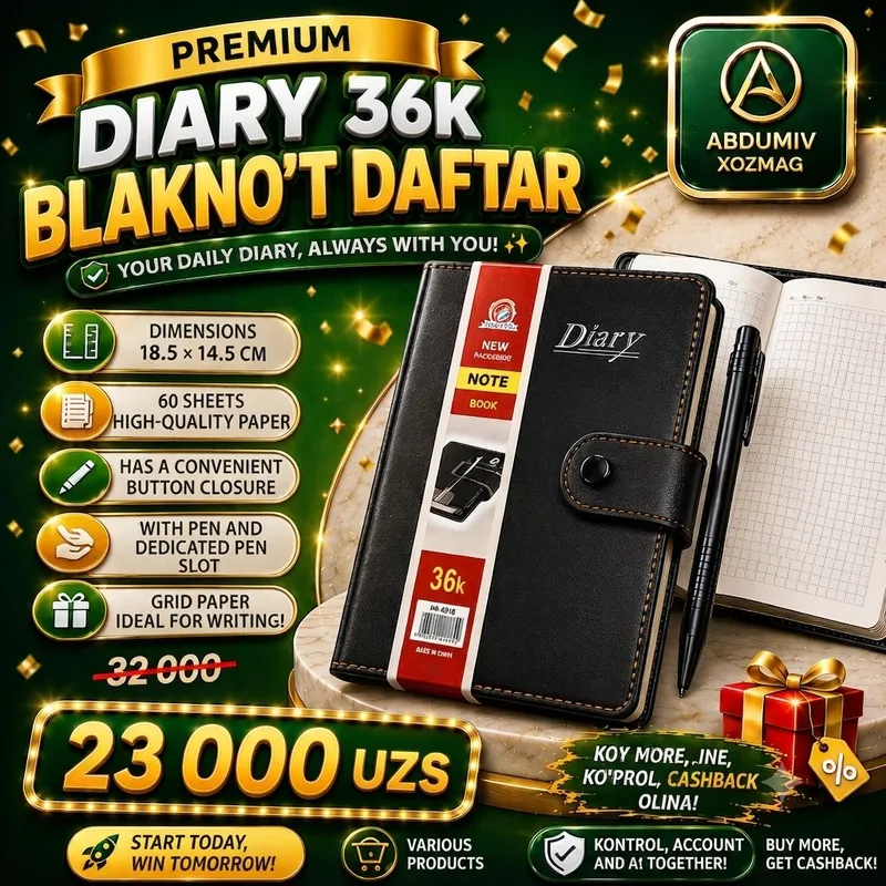 Премиум «Diary 36K» BLAKNO'T DAFTAR 3