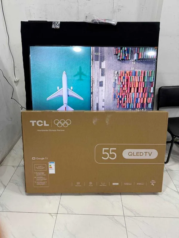 Телевизор TCL55 QLED4K Google TV HDR+10 установка есть доставка бонус