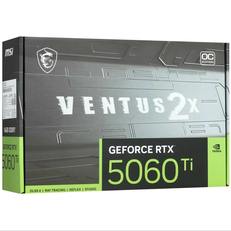; Видеокарта MSI RTX5060Ti VENTUS 2X 16GB OC GDDR7 — фото 6