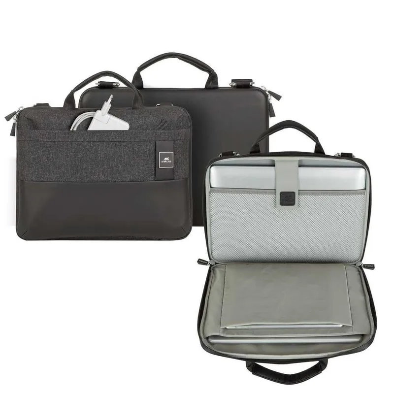 ^ RIVACASE 8823 black mélange MacBook Pro and Ultrabook 13.3" sumkasi 8 ^ RIVACASE 8823 black mélange MacBook Pro and Ultrabook 13.3" sumkasi 8