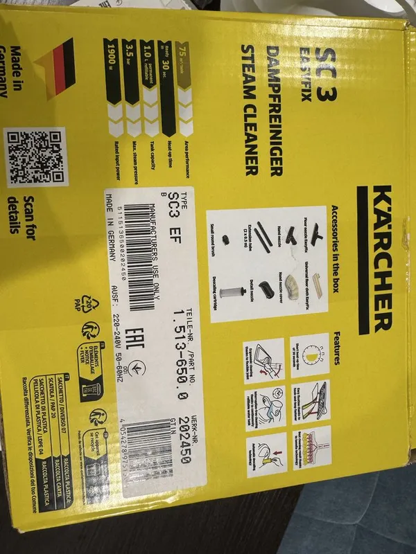 Пароочиститель KARCHER SC 3 3