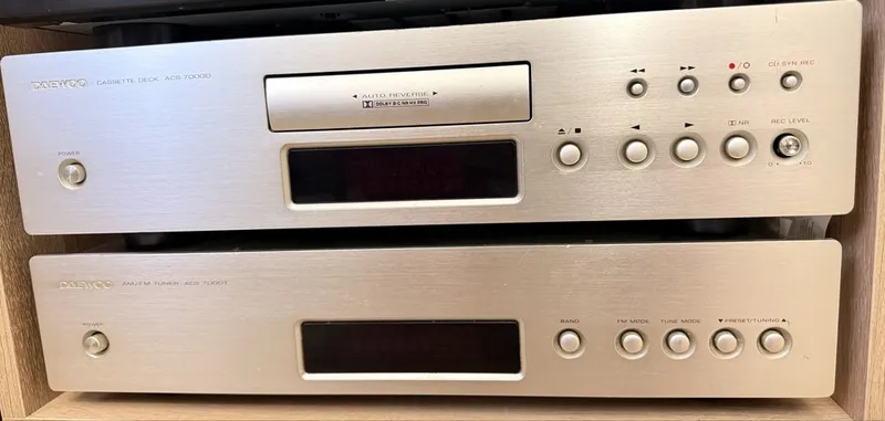 Daewoo ACS-7000 кассетная дека и тюнер — фото 1