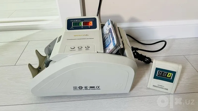 pul sanaydigan aparat Weirong (UV/MG detektorli) b/u 1 pul sanaydigan aparat Weirong (UV/MG detektorli) b/u 1
