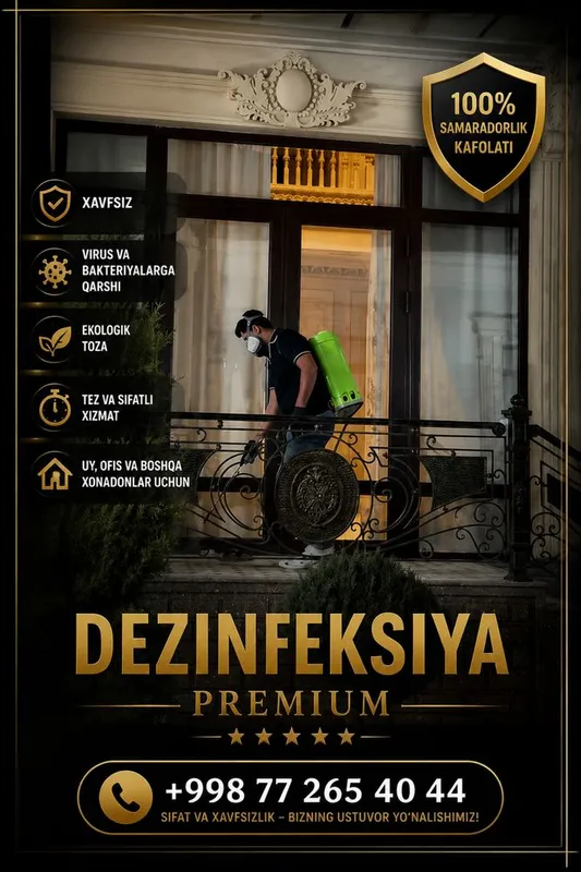 Dezinfeksiya dezinseksiya xizmati