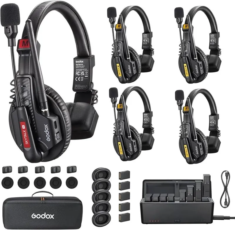 Godox Intercom SkyTalk Air 4s 5s Наушники беспроводной