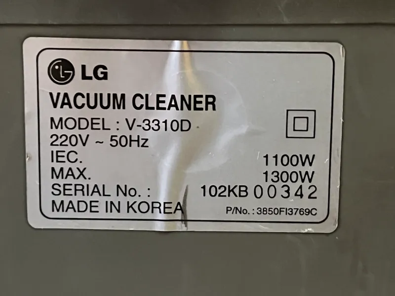 Пылесос LG V-3310D 6 Пылесос LG V-3310D 6