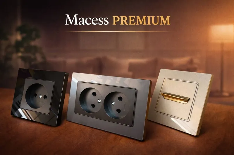 Выключатель розетки " Macess Premium " — фото 1