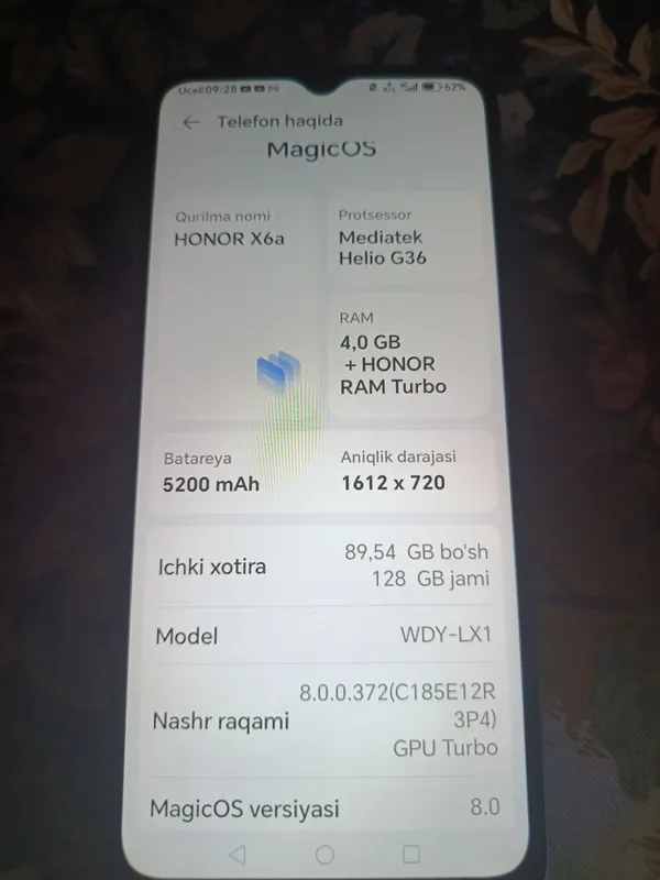 Продаётся Honor X6a 4+4/128, состояние хорошее 3 Продаётся Honor X6a 4+4/128, состояние хорошее 3