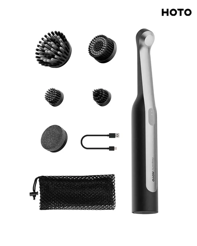 Электрическая щётка для уборки HOTO Wand Cordless Spin Scrubber — фото 7