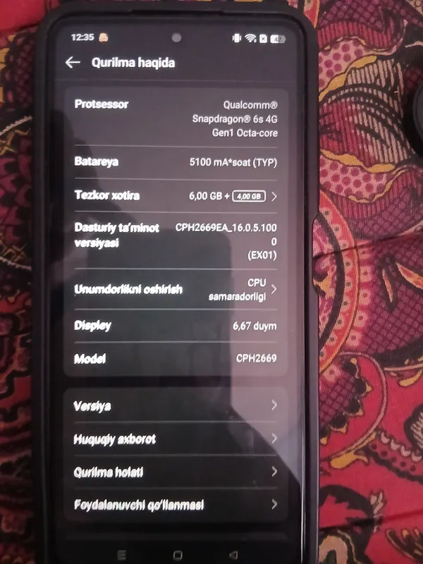 Oppo A3, есть коробка и документы, работает отлично 1 Oppo A3, есть коробка и документы, работает отлично 1