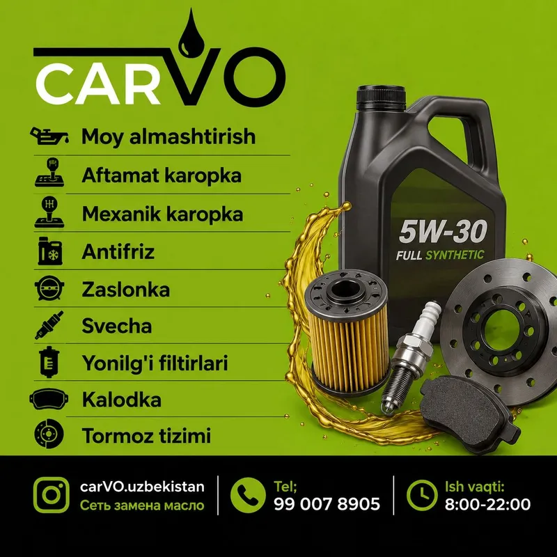 Carvo.uz Malibu 2 Exspres moy almashtirish 3 Carvo.uz Malibu 2 Exspres moy almashtirish 3