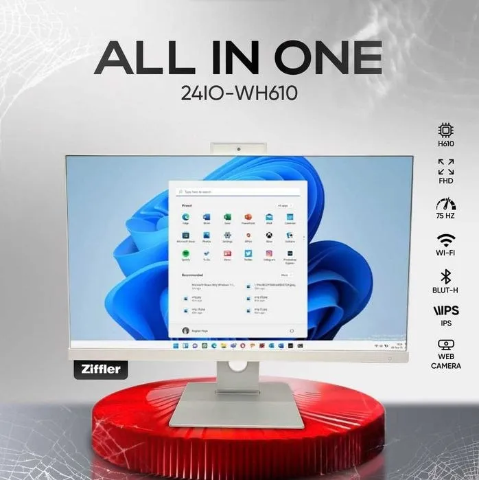 Monoblok ZIFFLER 24" FHD IPS Webcamera Monoblok ZIFFLER 24" FHD IPS Webcamera