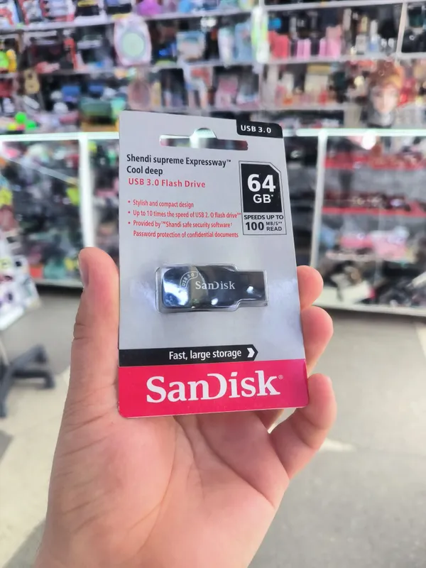 Sandisk Fleshka 64Gb 20ta bor