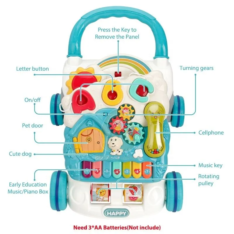 Каталка Walker Baby-разработана для малышей от 6 месяцев до 3 лет, спе — фото 3