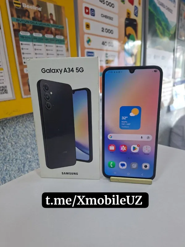 Samsung A34 5G 8+8/128GB