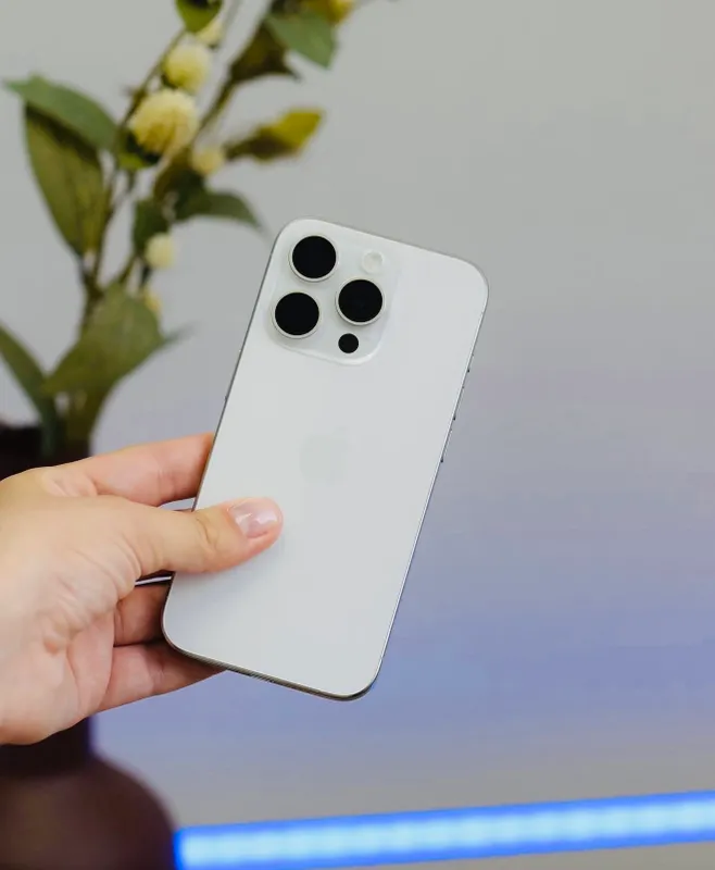 iPhone 15 Pro 128Gb White Akk : 90% Kelwamiz