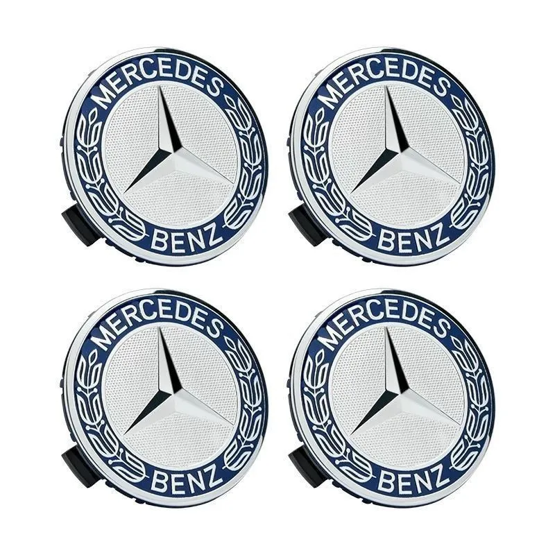 Колпачки на диски Mercedes Benz 4 шт | Эмблема — фото 6