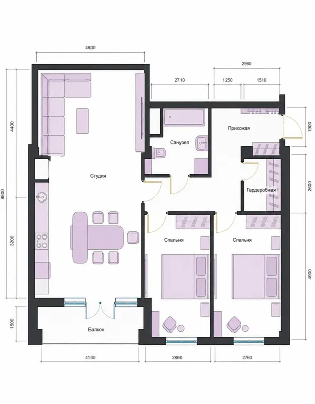 3/5/12 ЖК Celebrity Residence, Яккасарайский район, коробка