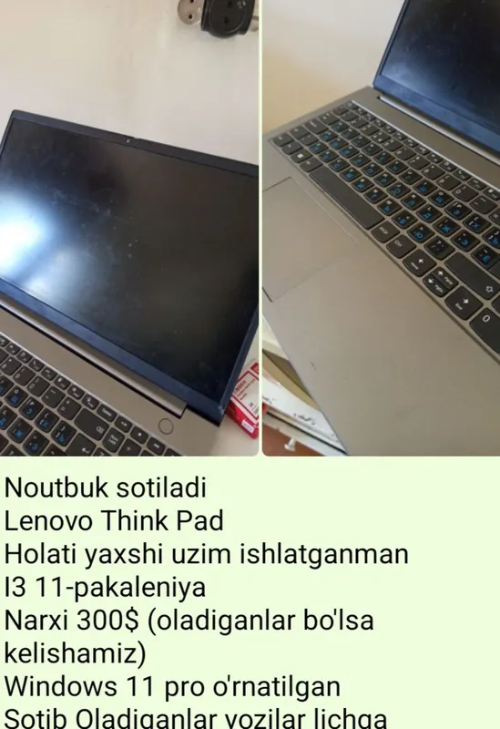 Noutbuk sotiladi