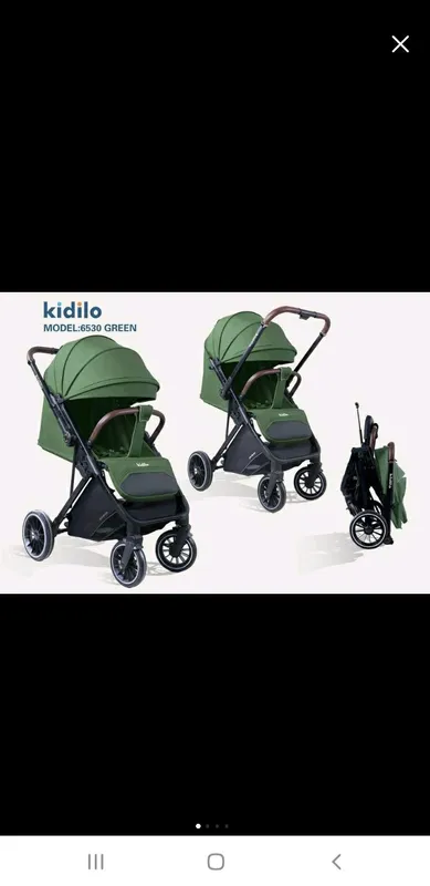 Прогулочная коляска Kidilo 6530 Green