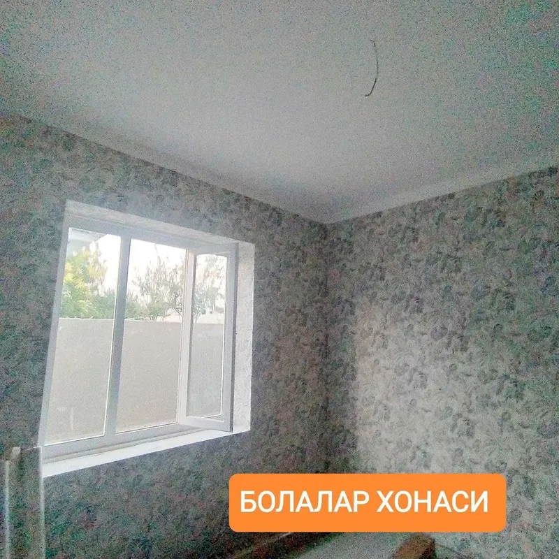 Янги Коттедж сотилади 2.5 сотик 3 хона + Холл Под ключ Кибрай рн — фото 4