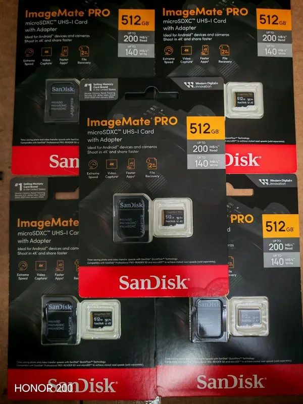 Sandisk ImageMate Pro MicroSD 512GB Original 4K Dostavka