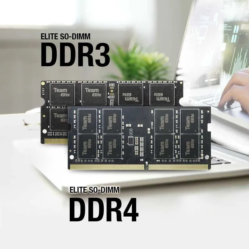 Оперативная память TEAMGROUP Elite DDR4 so-dimm 8GB Single 3200MHz — фото 1