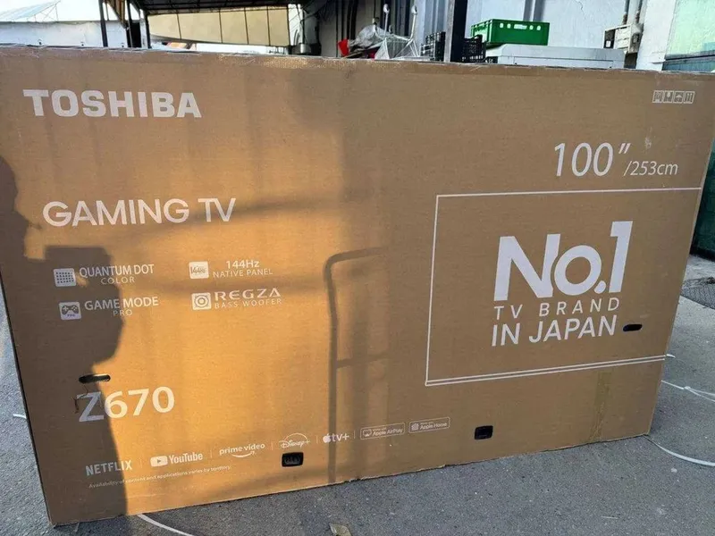 Телевизор Toshiba 85/100 4K UHD VIDAA бесплатна доставка